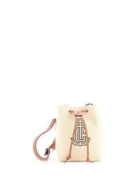 Celine Cailor Bucket Bag Canvas Micro #316784C12B
